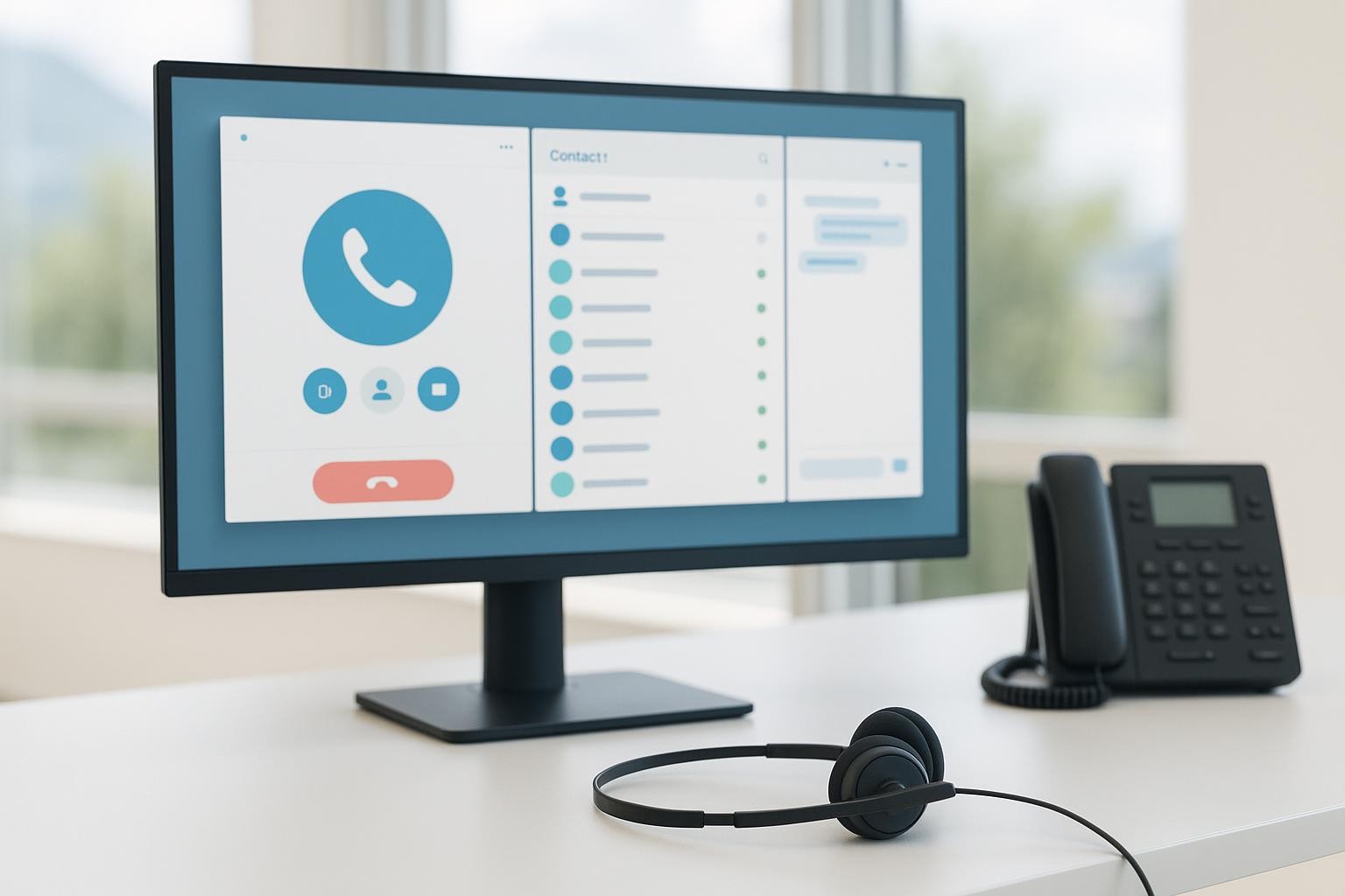 Unified-Communications-Oberfläche